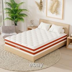 GUDE Night Memory Foam Mattress Pocket Spring Bed Orthopaedic 3FT 5FT King Size