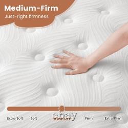 GUDE Night Memory Foam Mattress Pocket Spring Bed Orthopaedic 3FT 5FT King Size