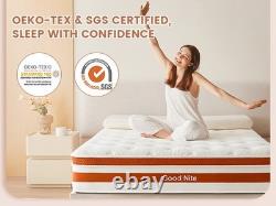 GUDE Night Memory Foam Mattress Pocket Spring Bed Orthopaedic 3FT 5FT King Size