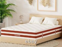 GUDE Night Memory Foam Mattress Pocket Spring Bed Orthopaedic 3FT 5FT King Size