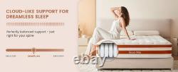 GUDE Night Memory Foam Mattress Pocket Spring Bed Orthopaedic 3FT 5FT King Size