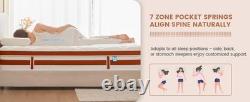 GUDE Night Memory Foam Mattress Pocket Spring Bed Orthopaedic 3FT 5FT King Size