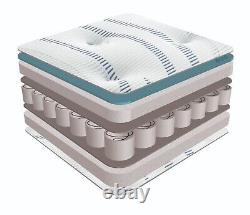 Gel Foam Memory Foam 1000 Pocket Sprung Matrah Mattress 2ft 3ft 4ft 4ft6 5ft 6ft