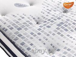 Gel Foam Memory Foam 1000 Pocket Sprung Matrah Mattress 2ft 3ft 4ft 4ft6 5ft 6ft