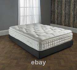 Gel Memory Foam 3000 Pocket Sprung Mattress & Wisdor Latex Feel Double and king