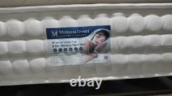 Gel Memory Foam 3000 Pocket Sprung Mattress & Wisdor Latex Feel Double and king