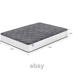 Gel Memory Foam Orthopedic Mattress All Sizes 3FT to 5FT Pocket Springs Mattress