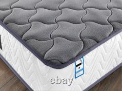 Gel Memory Foam Orthopedic Mattress All Sizes 3FT to 5FT Pocket Springs Mattress