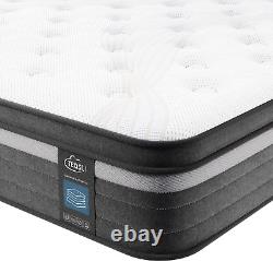 Gel Memory Foam Pocket Sprung Single Mattress 3FT with Breathable Soft Fabric, 1