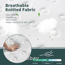 Good Nite 5FT King Size Hybrid Mattress 8 Memory Foam & Pocket Springs Medi