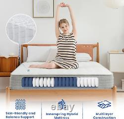Good Nite Double Mattresses 4FT 6, 8 Inch Memory Foam Pocket Sprung Mattress, cm
