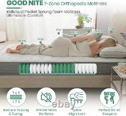 Good Nite Single Mattress 8 Inch 3FT Hybrid Mattress with Comfort Memory Foam &
