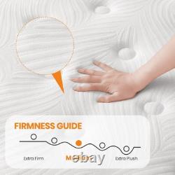 Gude Night Double Mattress 4FT6, 11 Inch Hybrid Memory Foam Pocket Sprung 7-Zone