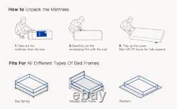 HYBRID MEMORY FOAM/POCKET SPRUNG DOUBLE MATTRESS (Rolled/Boxed) RRP £520