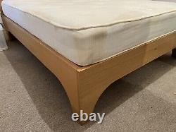 Habitat CALLAN Oak double bed frame with John Lewis pocket foam memory mattress