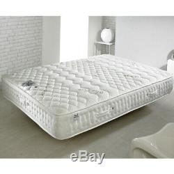 Happy Beds Aloe Vera Memory Foam Pocket Spring Mattress Handmade Medium Tension