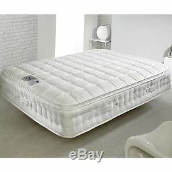 Happy Beds Anti-Bed Bug Pillowtop Latex Mattress Pocket Spring Memory Foam New