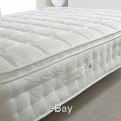Happy Beds Anti-Bed Bug Pillowtop Latex Mattress Pocket Spring Memory Foam New