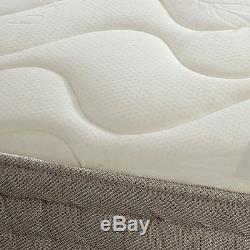 Happy Beds Bamboo Pocket 1500 Memory Foam Mattress Handmade Pocket Sprung New