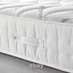 Happy Beds Lavender 3000 Pocket Sprung Memory Foam Mattress Quilted