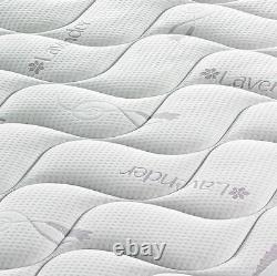 Happy Beds Lavender 3000 Pocket Sprung Memory Foam Mattress Quilted