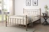 Harpenden Brushed Gold Metal Bed Frame Small Double / Double / King Size