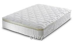 High Quality 3000 Pocket Sprung Pillow Top Cashmere 3FT 4FT 5FT 6FT Mattress