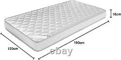 Home Treats Small Double Pocket Sprung & Memory Foam Mattress