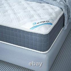 HomyLink 4FT Small Double Mattress Pocket Sprung Memory Foam 9-Zone Orthopaedic