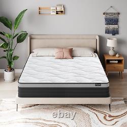 Hybrid King Size Mattress 10.2 Gel Memory Foam Pocket Springs 150x200cm