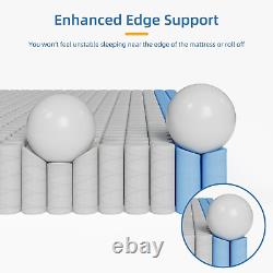 Hybrid King Size Mattress 10.2 Gel Memory Foam Pocket Springs 150x200cm