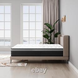 Hybrid King Size Mattress 10.2 Gel Memory Foam Pocket Springs 150x200cm