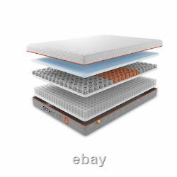 Hybrid Mattress Memory Foam Pocket Springs Octaspring Anti-bacterial Bed Topper