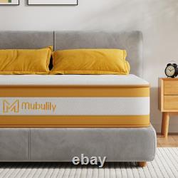 Hybrid Mattress Memory Foam Pocket Sprung Orthopedic Medium Firm Single Double