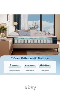 Hybrid Mattresses-26CM Double Mattress-Pocket Spring Memory Foam Medium Firm