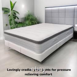 Hybrid Memory Foam Pocket Spring Mattress 3FT 4FT 4FT6 Double 5FT King 6FT