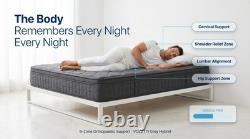 Hybrid Memory Foam Pocket Sprung Mattress Single Double King 190/200cm Rolled
