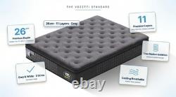 Hybrid Memory Foam Pocket Sprung Mattress Single Double King 190/200cm Rolled