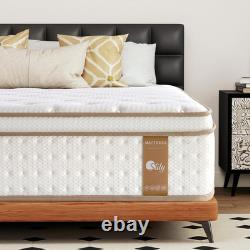 Hybrid Pocket Sprung Mattress Medium Firm Orthopaedic Memory Foam Edge Support