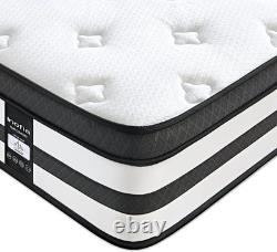 Hybrid Pocket Sprung Memory Foam Mattress Orthopaedic Medium Firm All Sizes