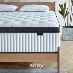 Hybrid Pocket Sprung Memory Foam Mattress Single Double King Medium Firm Luxury