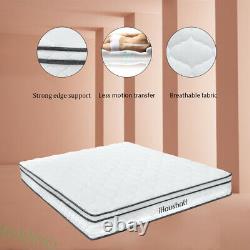 IHaushalt Double Mattress 4ft6 Pocket Sprung Memory Foam Orthopedic Bedroom