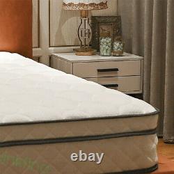 IHaushalt Single 3ft Mattress Individual Pocket Sprung Memory Foam Medium Firm