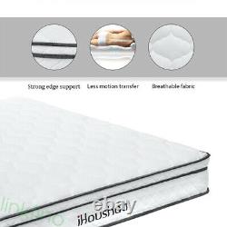 IHaushalt Single 3ft Mattress Individual Pocket Sprung Memory Foam Medium Firm