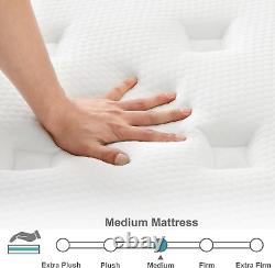 IYEE NATURE Double Mattress 8.7 Inch Hybrid Mattress Double with Comfort Foam &