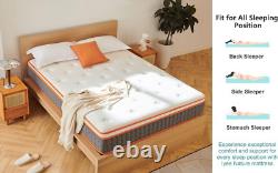 IYEE NATURE Double Mattress 8.7 Inch Hybrid Mattress Double with Comfort Foam &