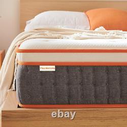 IYEE NATURE Double Mattress 8.7 Inch Hybrid Mattress Double with Comfort Foam &