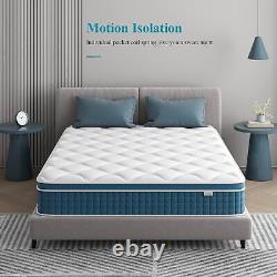 Innerspring Memory Foam Hybrid Medium Firm Single Double King Mattress 3ft-6ft