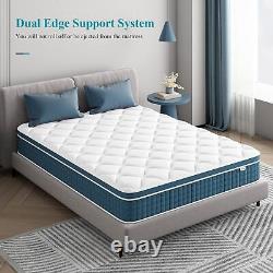 Innerspring Memory Foam Hybrid Medium Firm Single Double King Mattress 3ft-6ft