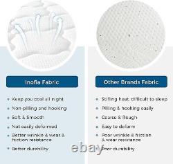 Inofia 4FT Small Double Mattress, 10.3Inch COOLMAX Gel Memory Foam Pocket Spring